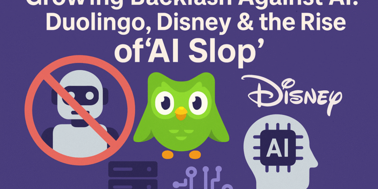 đ€ âGrowing Backlash Against AI: Duolingo, Disney & the Rise of âAI Slopââ